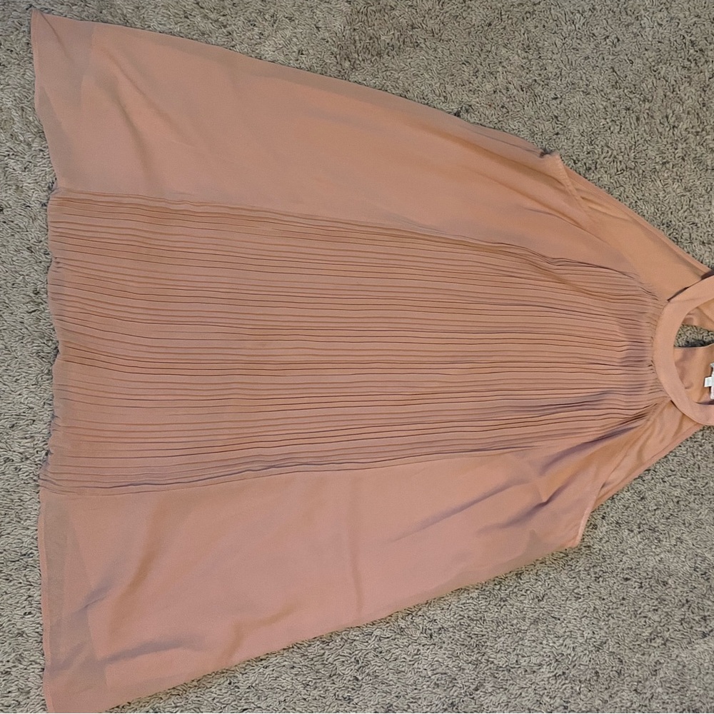 Gianni Bini Pink Pleated Dress